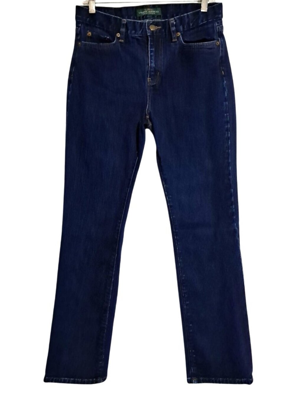 Lauren Ralph Lauren Jeans Womens 30 inch waist Straight Leg Classic Fit Dark Was